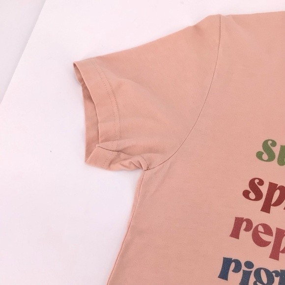 Sugar and Spice and Reproductive Rights In Heather Peach Shirt Size Medium - Picture 7 of 10